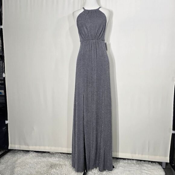 Show Me Your Mumu Gray Dancing Queen Shine Smoke Amanda Maxi Small - Picture 1 of 6